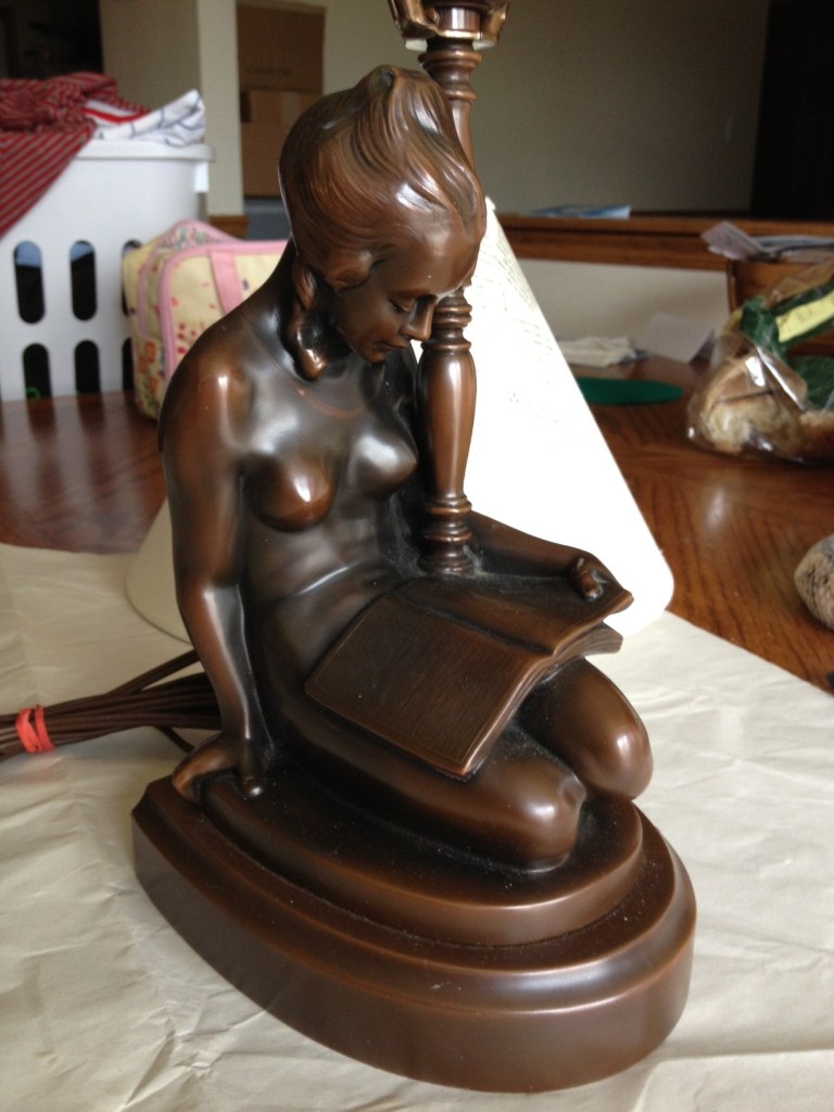 My brass beauty.  So deserving of a literary collage shade.  :)